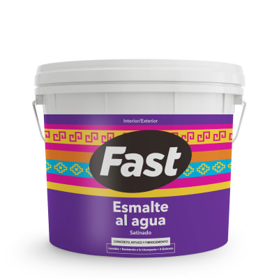 FAST ESMALTE AL AGUA BLANCO 4 GL PLAST 83930000P41