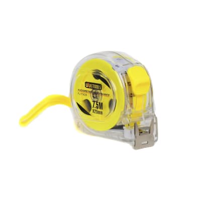 FLEXOMETRO TRANSPARANTE 7.5M*25 UYU FLT7X251