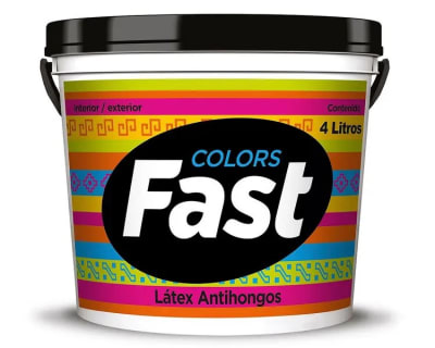 PINTURA LATEX COLOR VERDE MANZANA ANTIHONGO 1GL MARCA FAST1