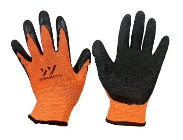 GUANTE TELA+GOMA GD0016-8'' NEGRA FWYY-YT1