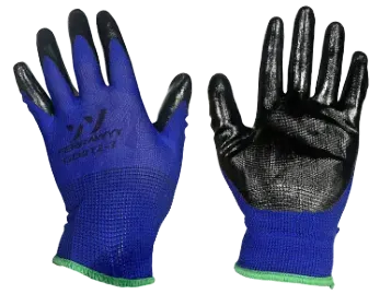 GUANTE TELA+GOMA ROJO NEGRA 7PUL FWYY-YT GD012-7-RN1