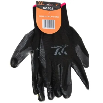 GUANTE TELA+GOMA GD-502 8'' GD5021