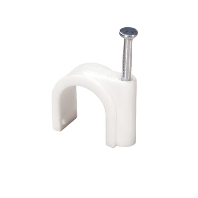 GRAPA PARA CABLE 100 PCS BLANCO UYUSTOOLS1