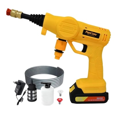 HIDROLAVADORA INALAMBRICA 20V/2.0AH 30BAR 3.7L/MIN FERTON1