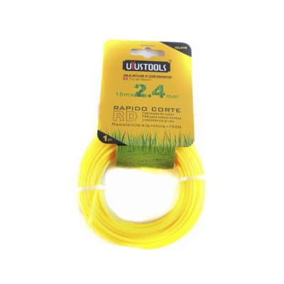 HILO NYLON P/CORTAPASTO 2.4MMx15M RD HIL01R1