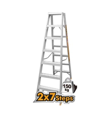 ESCALERA DE DOBLE CARA 2x7 STEPS (150Kg) INGCO HLAD010711
