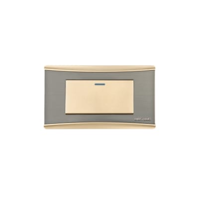 INTERRUPTOR EMPO. SIMPLE DORADO UYUS1