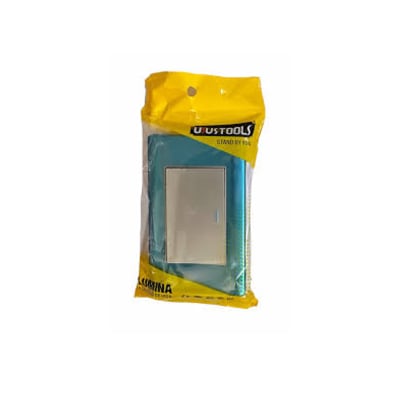 ME - INTERRUPTOR EMPO.SIMPLE ACERO-INOX C/CURVA UYUS INT501U1