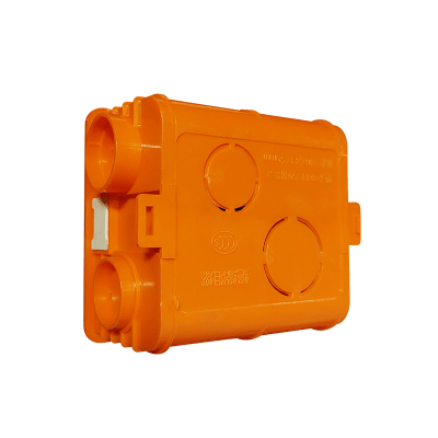 CAJA D/DISTRIBUCON EMBUTIDA CUADRADA 86X50MM FORZZA P/ELECT.1