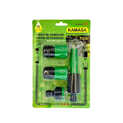 JUEGO DE CONECION RAPIDA 4PCS KAMASA1