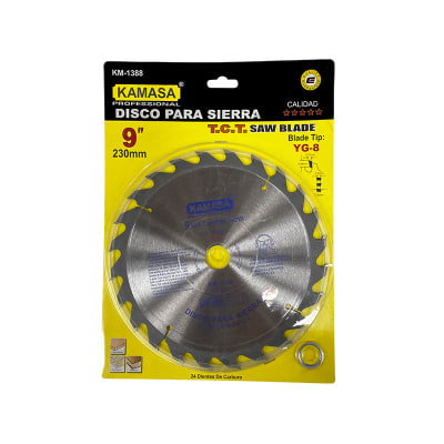 DISCO MADERA 9 MARCA KAMASA S/M KM-1388 S/INF1