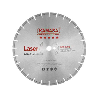 DISCO DIAMANTADO 16 KAMASA 400*3.6*10*25.4MM LASER SOLDADURA1