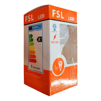 AMPOLLETA LED 12V A60 5W/6500K BLANCA FSL1