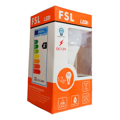 AMPOLLETA LED 12V A60 12W/6500K BLANCA FSL LED-FC1212BL1