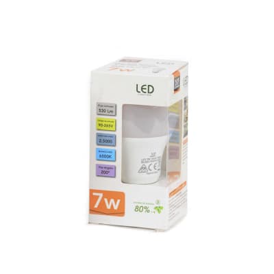 AMPOLLETA LED A60 7W 90-265V 6500K E27 FSL1