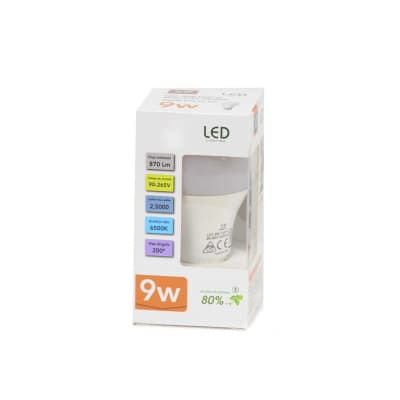 AMPOLLETA LED A60 9W 90-265V 6500K FSL LED-FC609BL1