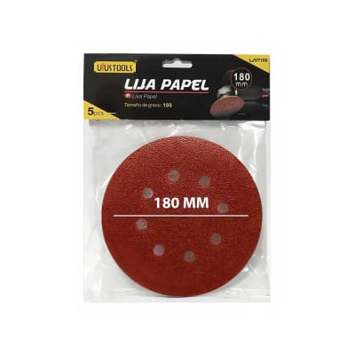 DISCO LIJA CON VELCRO 50NU/SET 180MM #1001