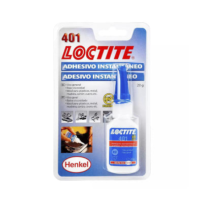 ADHESIVO INSTANTANEO SUPERFICIE DIFICILES 20G LOCTITE 4011