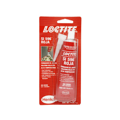 SELLADOR DE EMPAQUETADURA ROJO ALTA TEMPERATURA SILICONA ACET 70 ML LOCTITE RTV1