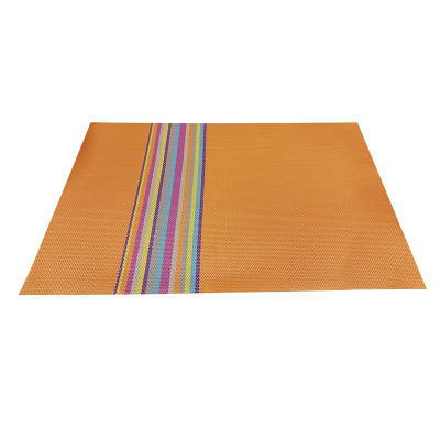 INDIVIDUAL P/MESA COLOR NARANJA/COLORES1