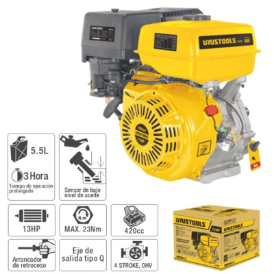 MOTOR ESTACIONARIO A GASOLINA 6.5HP UYU2