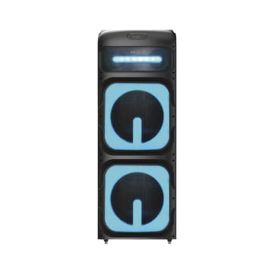 PARLANTE SUBWOOFER 12X2 250W RMS LUCES DISCO MASTER G1