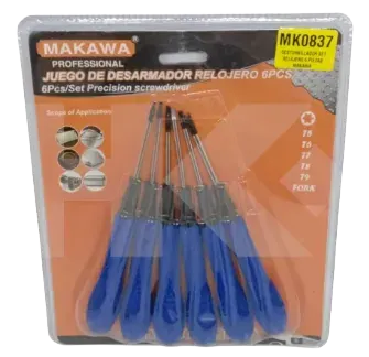 JGO.DESARMADORES 6PC MAKAWA MK-0837 .1