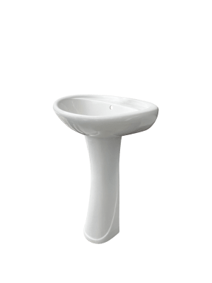 LAVAMANO C/PEDESTAL S/M P001 COLOR BLANCO1