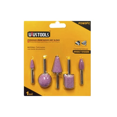 PIEDRAS MONTADAS SET 5PCS PDM5PC1