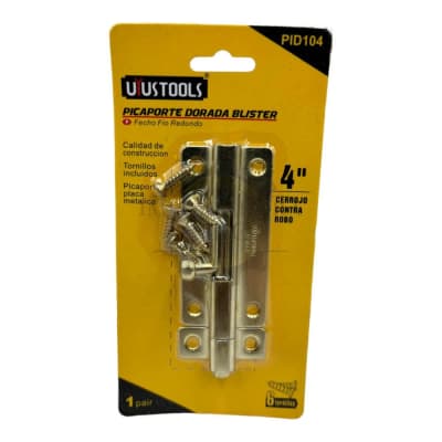 PICAPORTE DORADA 4 BLISTER PID1041