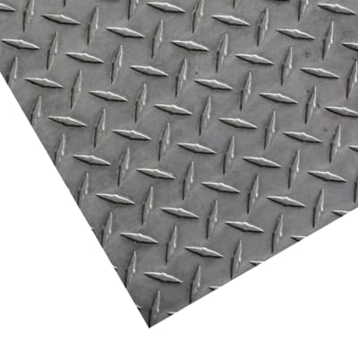 PLANCHA DE ACERO DIAMANTADO NEGRO 1X3X3.01