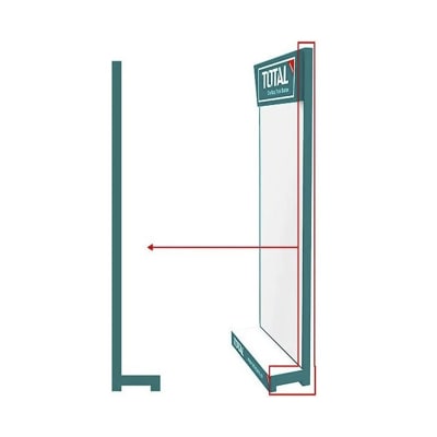 PILAR PARA MOSTRADOR DE ANUNCIO TOTAL PMST02Z1