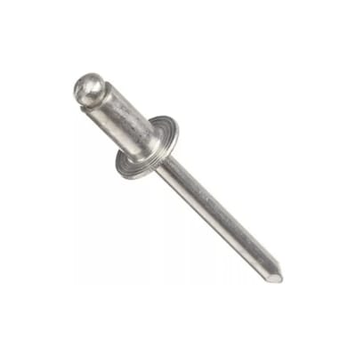 REMACHE T/POP ABIERTO ALUM. 4.0X12MM 100UN/SET UYU1