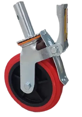 RUEDA DE ANDAMIO PVC ROJO 8PULGADAS 380KG1