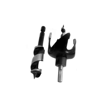SIERRA Y BROCA PARA INSTALAR CHAPA 2PCS1