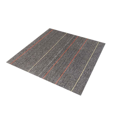 ALFOMBRA CUBREPISO DE PVC 50X50CM X5MM COLOR GRIS 7M2 X CAJA (28UN) ???1