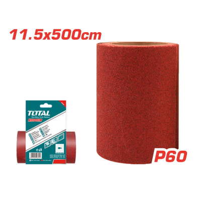 PAPEL DE LIJA P60 5X500CM TOTAL TAC7606041