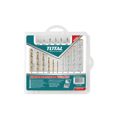 JUEGO DE BROCAS CON PUNTAS DE DESTORNILLADOR TOTAL TACSD31651