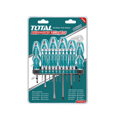 JGO DE DESTORNILLADORES 18 PCS TOTAL THT2506181