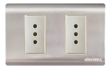 TOMA TELEFONO ACERO-INOX CURVA UYU1