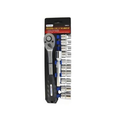 SET DADOS TUBO PROFESIONAL 12PCS TAIWAN 1/2'' UYU1