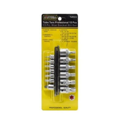 TUBO TORX PROFESIONAL 15PCS TAIWAN TUP0151