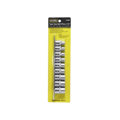 TUBO TORX SET 9PCS 1/2 TAIWAN TUX9011