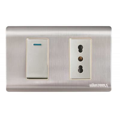 TOMACORRIENTE CON INTERRUPTOR 16A ACERO-INOX CURVA UYUSTOOLS1