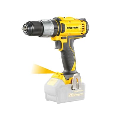 TALADRO IMPACTO INA. C/ACCESORIOS 13MM 45N.M 20V/4.0AHX2 UYU1