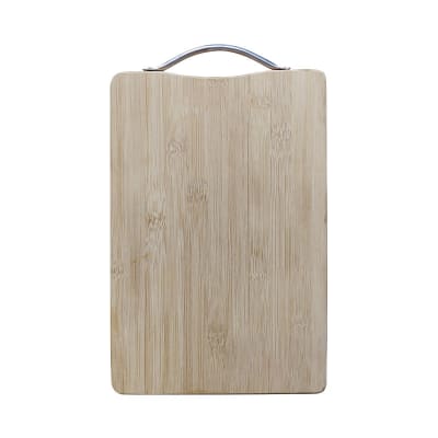 TABLA PARA PICAR DE BAMBU MARCA VISSIONER CON MANGO METALICO 20CMX30CM1