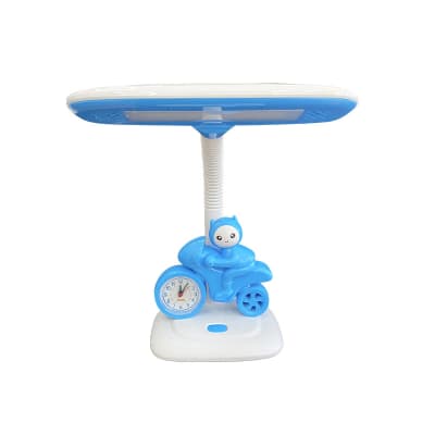 LAMPARA DE ESCRITORIO DE NI?O CON RELOJ DE MOTO1