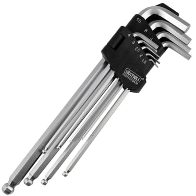 LLAVE ALLEN PUNTA HEXAGONAL LARGA 9PCS1