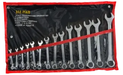 LLAVE COMBINADA 14PCS DESDE 6-24MM YOS0141