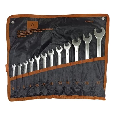 LLAVE COMBINADA 12PCS CR-V SATIN FWYY1